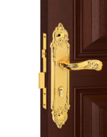 Khóa việt tiệp 04189, chất liệu đồng mạ vàng PVD