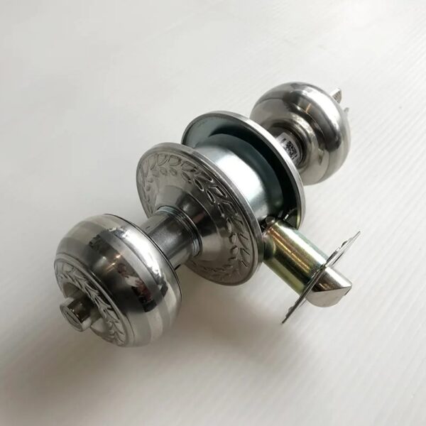 Khóa đấm tròn 04206, chất liệu hợp kim, lắp cửa thông phòng, vệ sinh